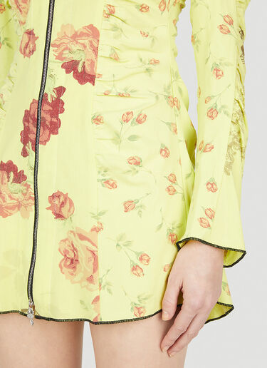 Rave Review Embla Flower Mini Dress Yellow rav0252008