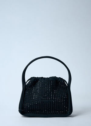 Balenciaga Small Ryan Rhinestone Handbag Silver bal0259041