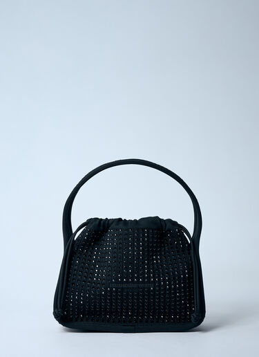 Alexander Wang Small Ryan Rhinestone Handbag Black awg0259042