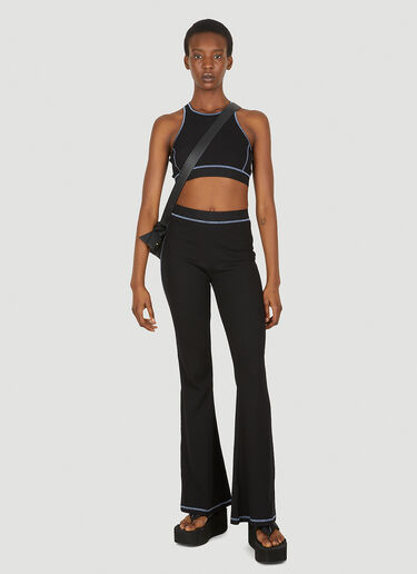MCQ Icon Logo Patch Track Leggings Black mkq0249010