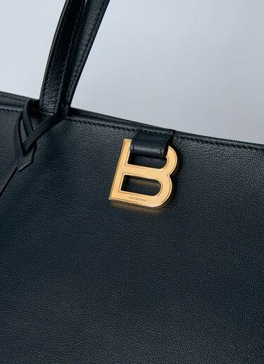 Balenciaga 라지 아워글래스 소프트 토트백  블랙 bal0259025