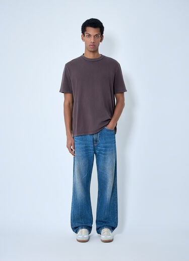 Our Legacy Cotton Jersey T-Shirt Brown our0164003