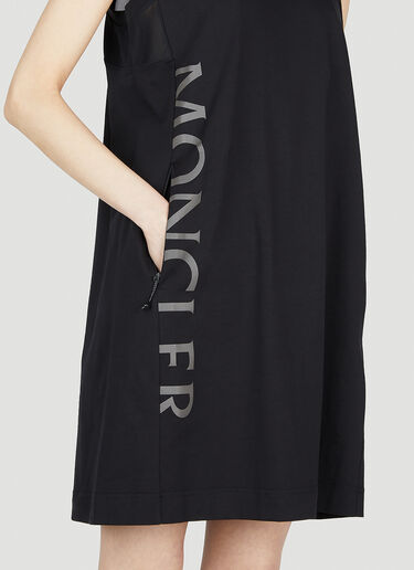 Moncler 로고 프린트 드레스 블랙 mon0252066