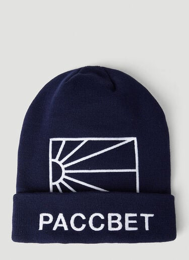 Logo Embroidery Beanie Hat Rassvet Logo Embroidery Beanie Hat Navy rsv0152018