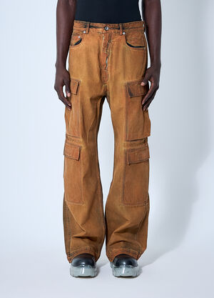 Jil Sander Double Cargo Jumbo Belas Jeans Black jil0160001