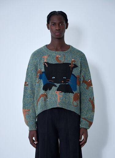 Piper Knit Sweater Story MFG Piper Knit Sweater Green str0161008