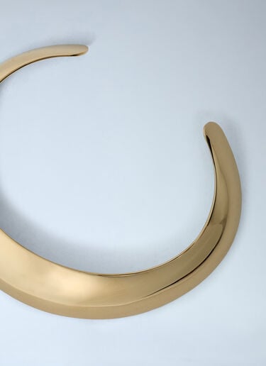 Polished Metal Cuff Bracelet Saint Laurent Polished Metal Cuff Bracelet Gold sla0261136