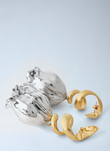 LN-CC® - Chloé: Bloomcraft Earrings - Silver Chloé Bloomcraft Earrings Silver chl0266025