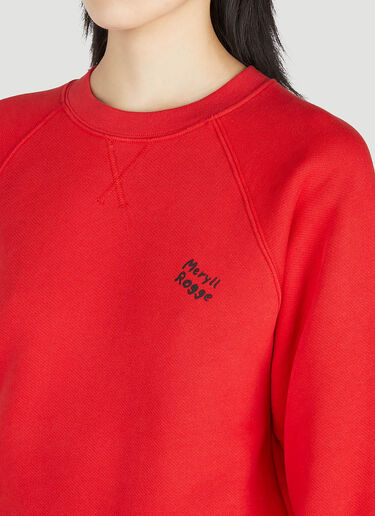 Meryll Rogge Shrunken Sweatshirt Red mrl0252004