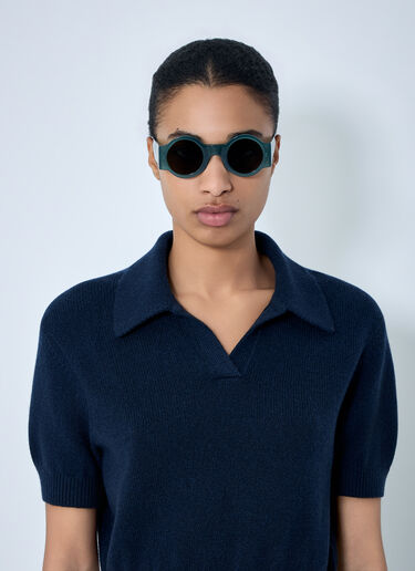 Dries Van Noten 圆形太阳镜 蓝色 dvn0263050