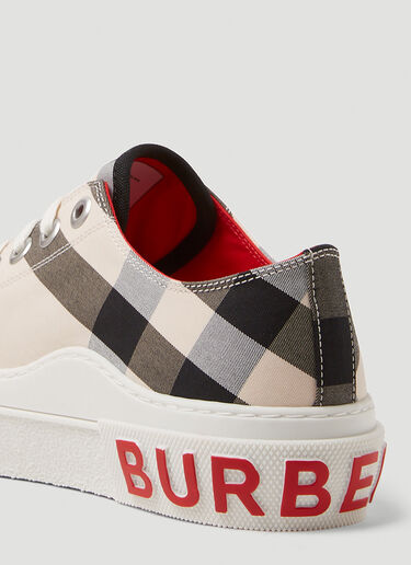 Burberry Jack Check Sneakers Beige bur0248030