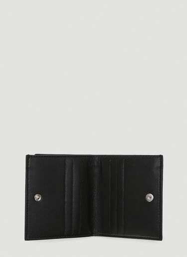 MM6 Maison Margiela Faux-Leather Wallet Black mmm0243024