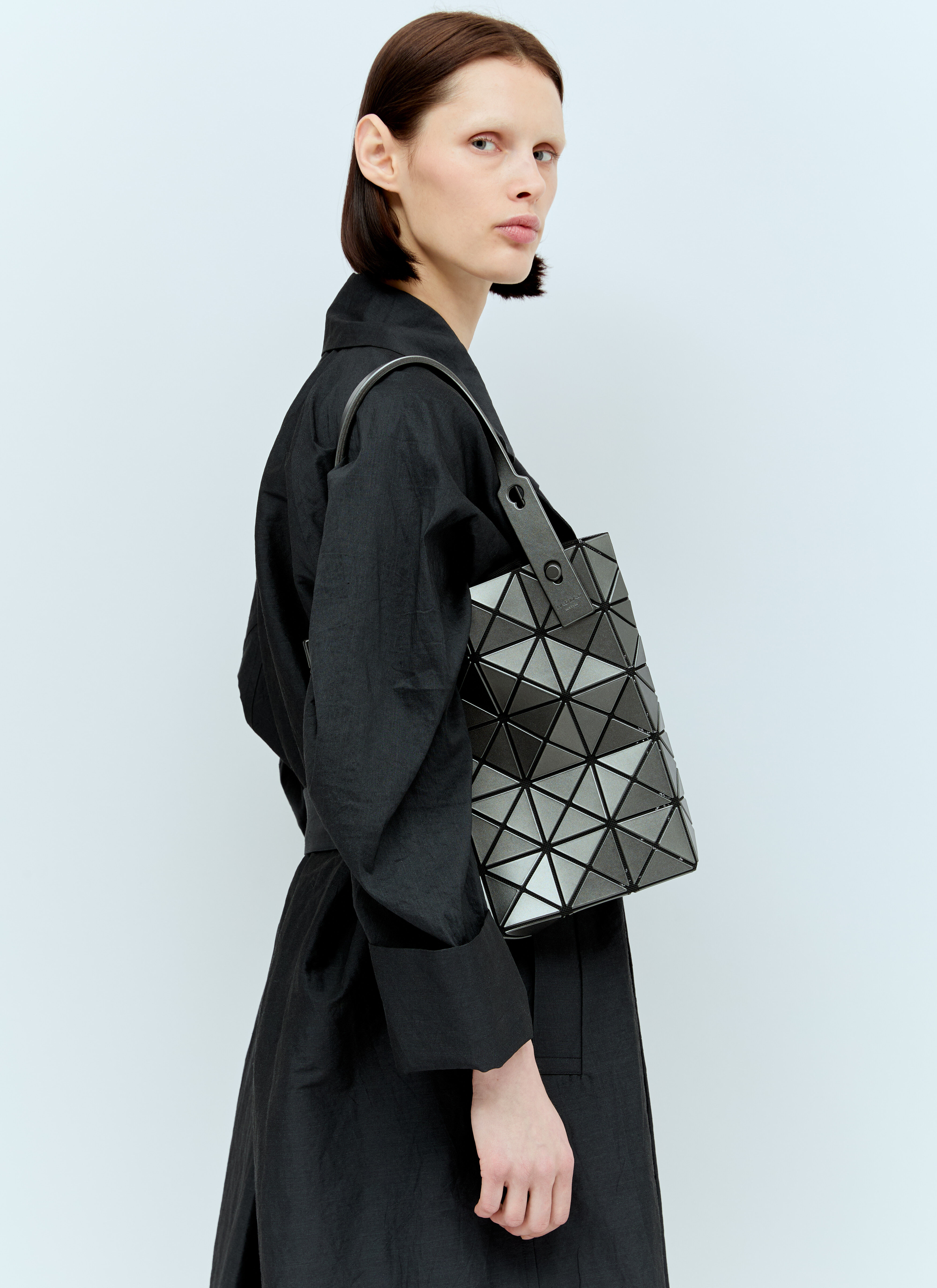 Bao Bao Issey Miyake Women's' Lucent Boxy Tote Bag in Grey