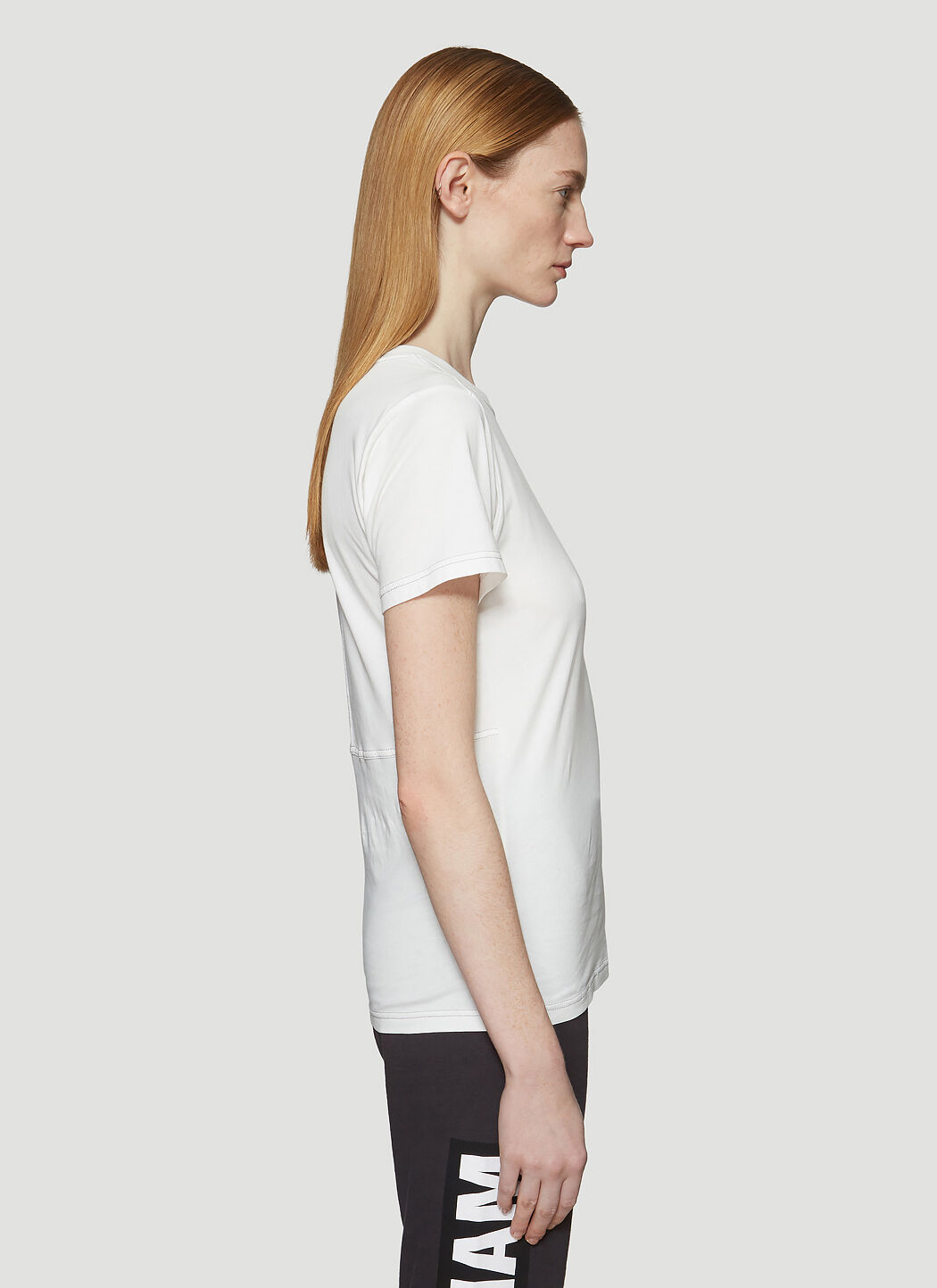 Acne Studios Women's' Logo Motif T-Shirt in White | LN-CC®