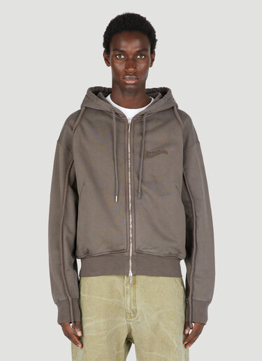 Jacquemus Le Sweater Camargue Hooded Sweatshirt Brown jac0154013