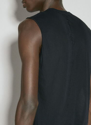 Rick Owens Raw Edge Tank Top Black ric0155020