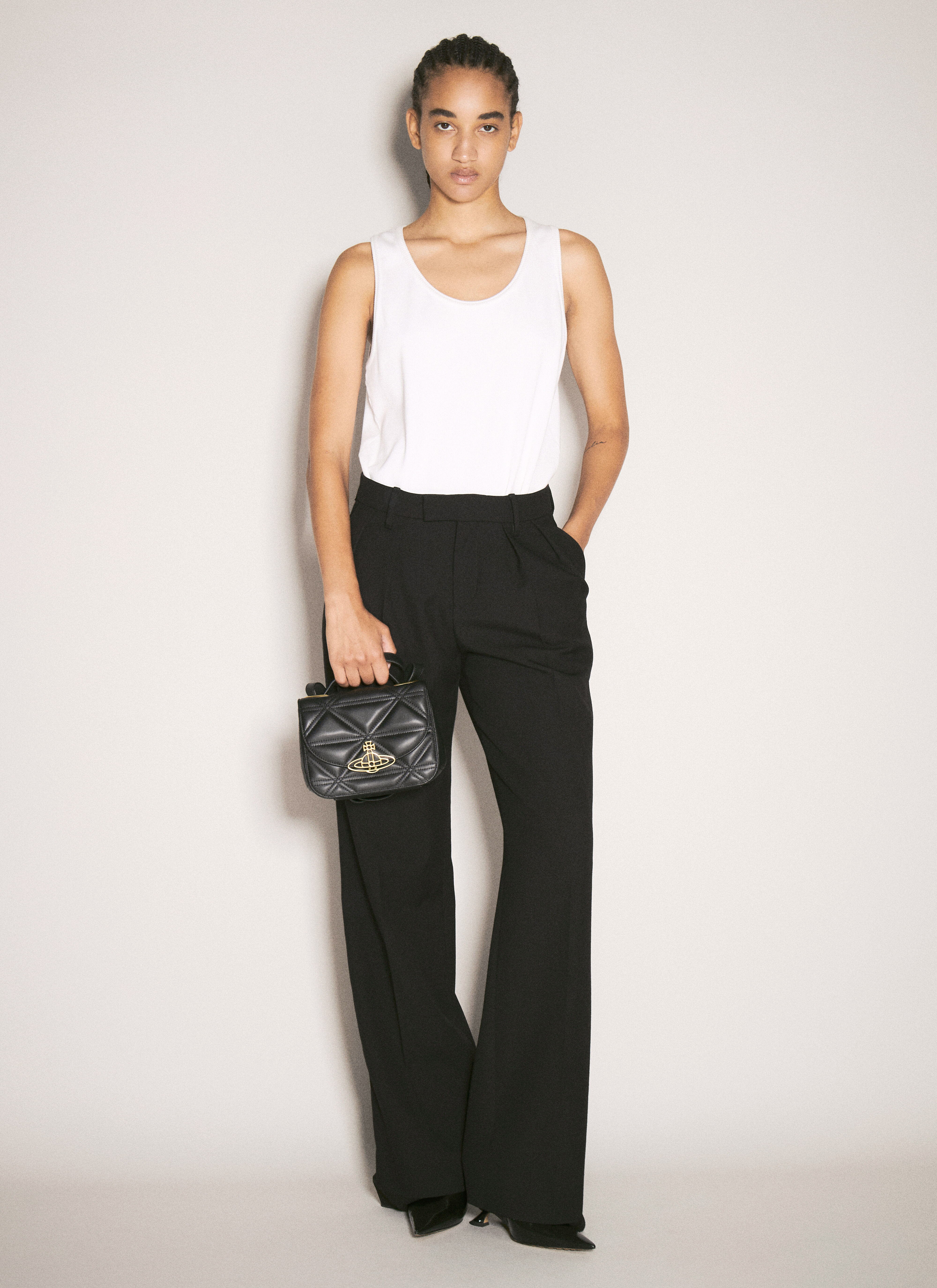 Vivienne Westwood Women's' Linda Crossbody Bag in Black | LN-CC®