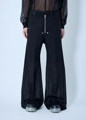 Rick Owens Tailored Wide Belas Pants Black ric0163008