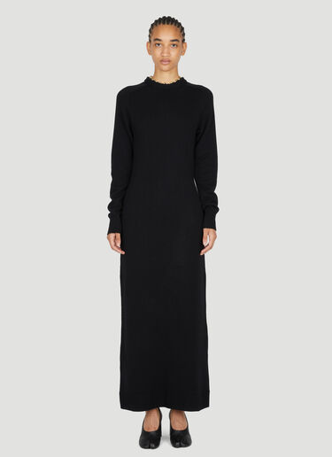 Link-Chain Knitted Dress Rabanne Link-Chain Knitted Dress Black pac0253031