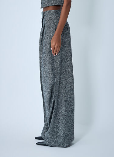 Max Mara Tailored Wool-And-Silk Pants Grey max0262006