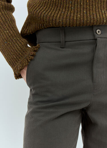 Burberry コットンカーペンターパンツ グレー bur0158002