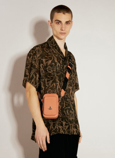 Vivienne Westwood 十字纹手机斜挎包  橙色 vvw0156016