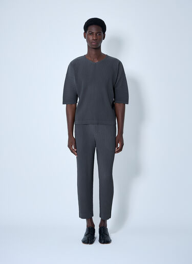 Homme Plissé Issey Miyake プリーツパンツ  グレー hmp0160017