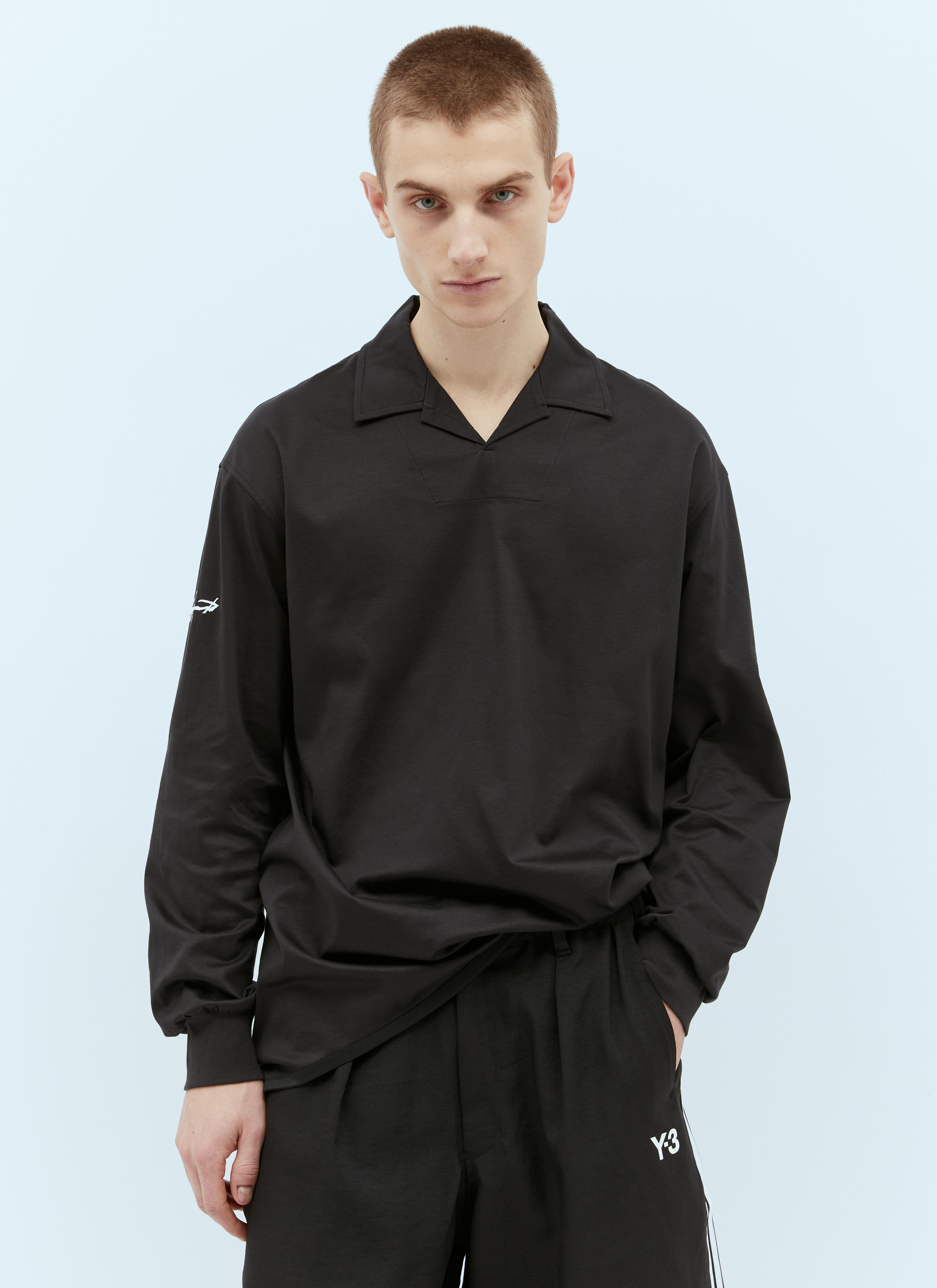 Acne Studios 徽标印花 Polo 衫  乳白色 acn0156015