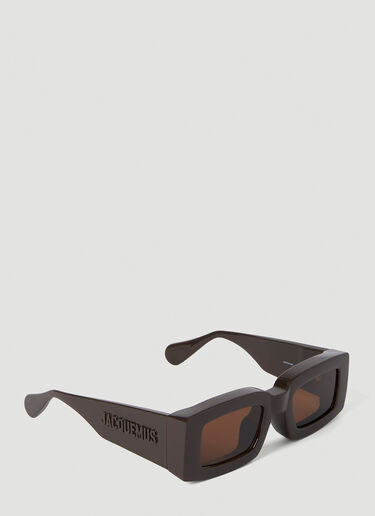 Les Lunettes Tupi サングラス Jacquemus Les Lunettes Tupi サングラス ブラウン jac0151047