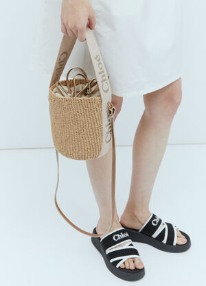 Chloé Small Woody Basket Bag Beige chl0255060