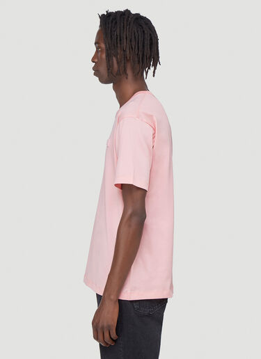 Acne Studios Face T-Shirt Pink acn0141013