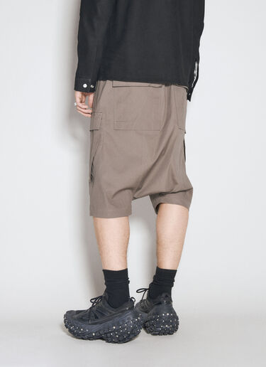 Rick Owens Cargo Pods Bermuda Shorts Brown ric0155011