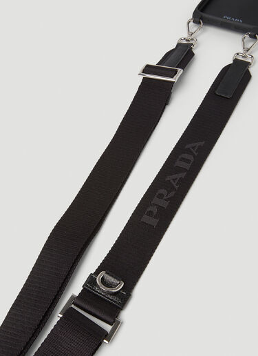 Prada Neck Strap Phone Case Black pra0152081
