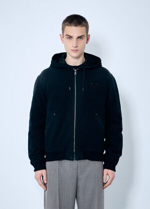 Prada Denim Hooded Jacket Camel pra0158002