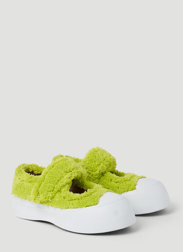 Marni Pablo Furry Mary Janes Green mni0252023