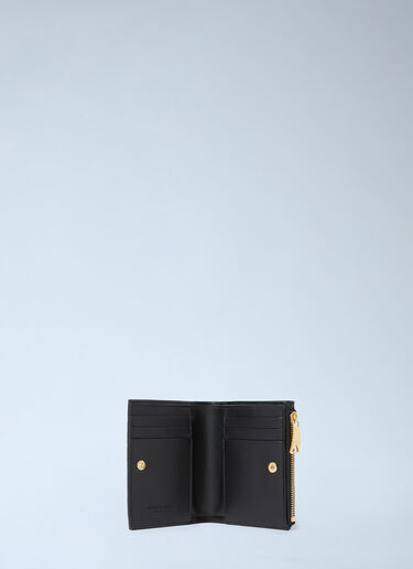 LN-CC® - Bottega Veneta: Small Intrecciato Wallet - Black Bottega Veneta Small Intrecciato Wallet Black bov0253051
