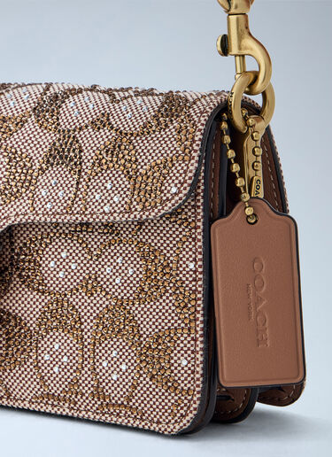 LN-CC® - Coach: Soft Tabby Shoulder Bag 20 In Crystal Signature Jacquard - Brown Coach Soft Tabby Shoulder Bag 20 In Crystal Signature Jacquard Brown coa0266008