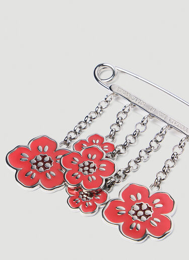 Boke Flower Brooch Kenzo Boke Flower Brooch Red knz0253025