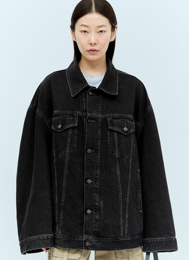 Acne Studios Oversized Denim Jacket Black acn0355002