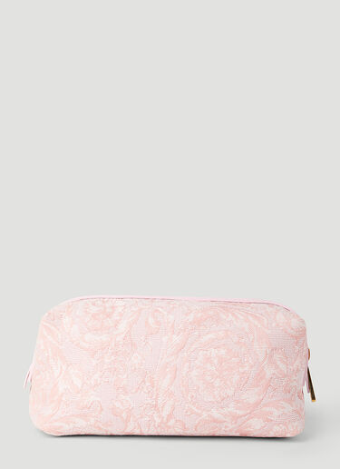 Versace Athena 巴洛克提花化妆包 粉色 ver0255027