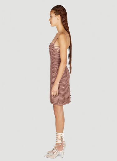 Isa Boulder Braided Dress Brown isa0251007