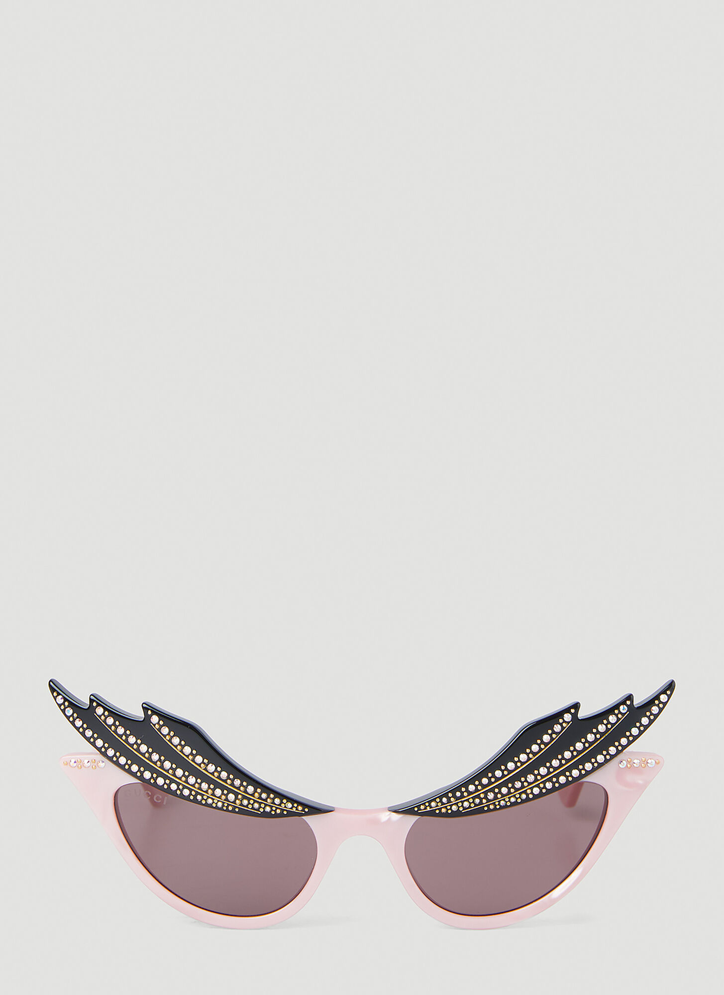 Shop Gucci Hollywood Forever Cat Eye Sunglasses In Pink