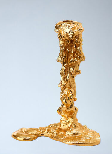 Sculpted Metal Candle Holder POLSPOTTEN Sculpted Metal Candle Holder Gold wps0692212