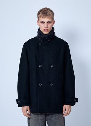 Our Legacy Wage Peacoat Black our0165029