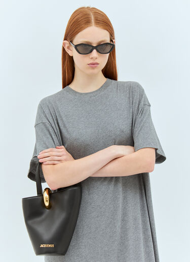 Jacquemus Les Lunettes Bambino 太阳镜  黑色 jas0258001