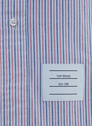 Thom Browne Classic University Striped Oxford Shirt Red thb0125025