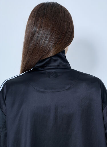 Y-3 Satin Gradient 3 Stripes Track Jacket Black yyy0365009