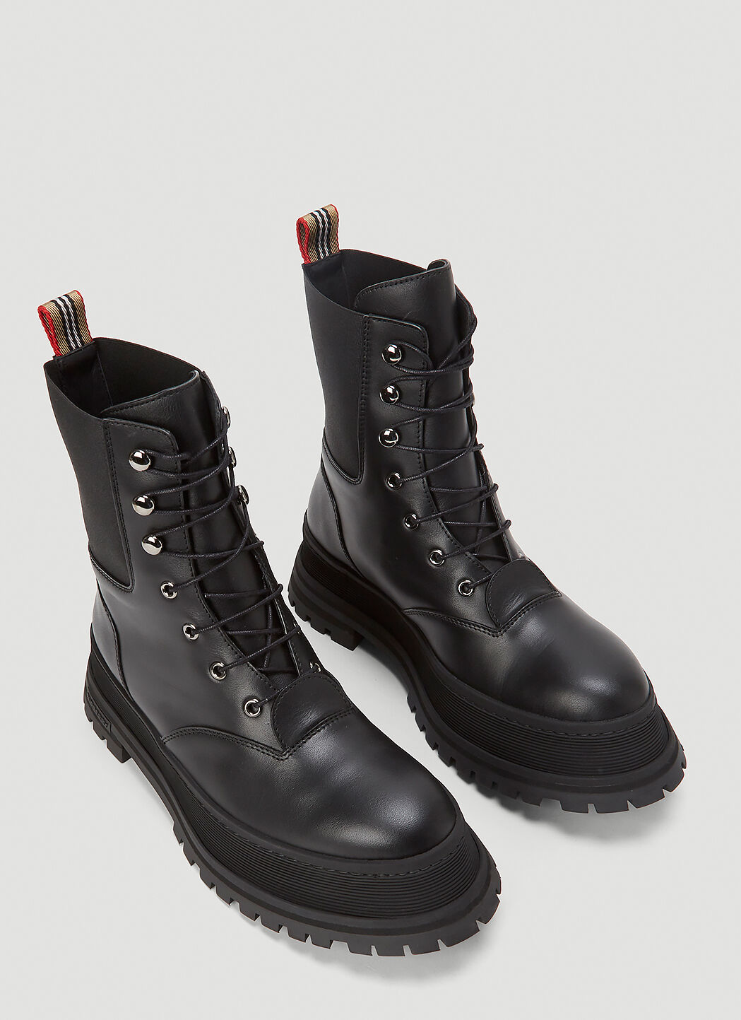 Burberry lace up boots clearance