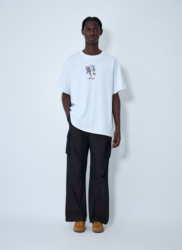 Graphic Motif Cotton T-Shirt Awake NY Graphic Motif Cotton T-Shirt White awa0162011