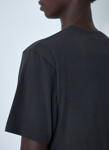 Logo Motif T-Shirt Stüssy Logo Motif T-Shirt Black sts0162023